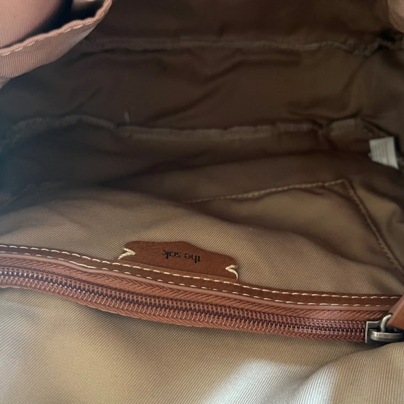 New the sak Women\'s De Young Backpack in Leather, Black, One Size MSRP: $199